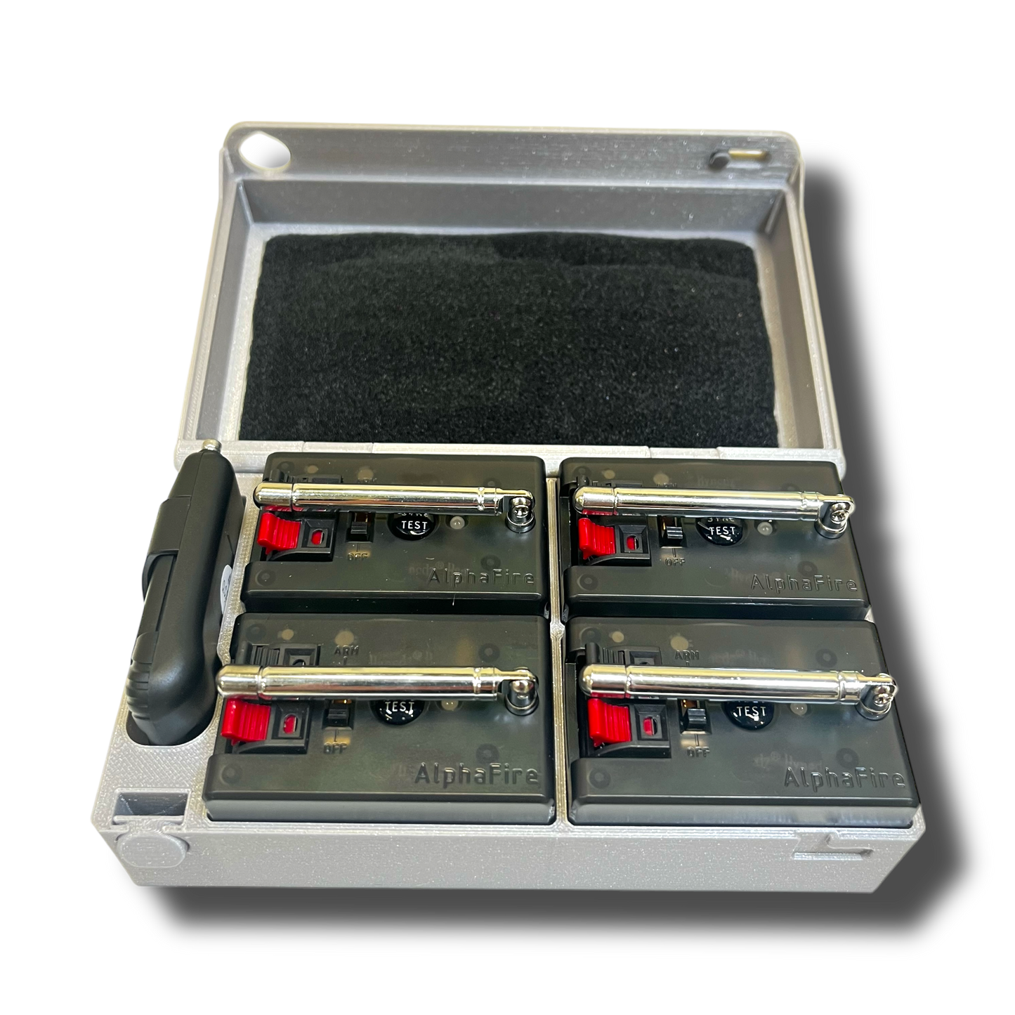 AlphaFire X4QM, 4-Kanal Funk-Zündsystem (MIETEN)