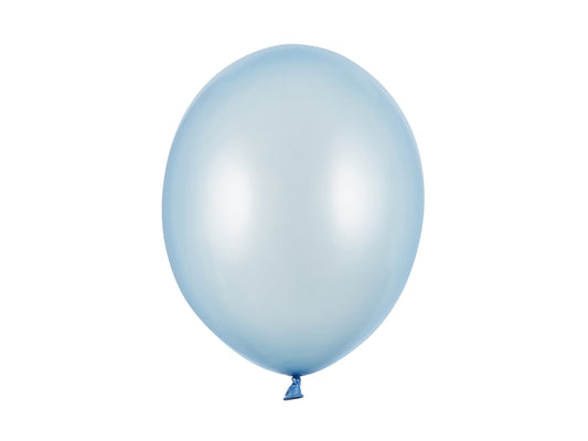 Ballons Strong 30cm, Metallic Baby Blue