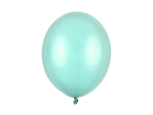 Ballons Strong 30cm, Metallic Mint Green