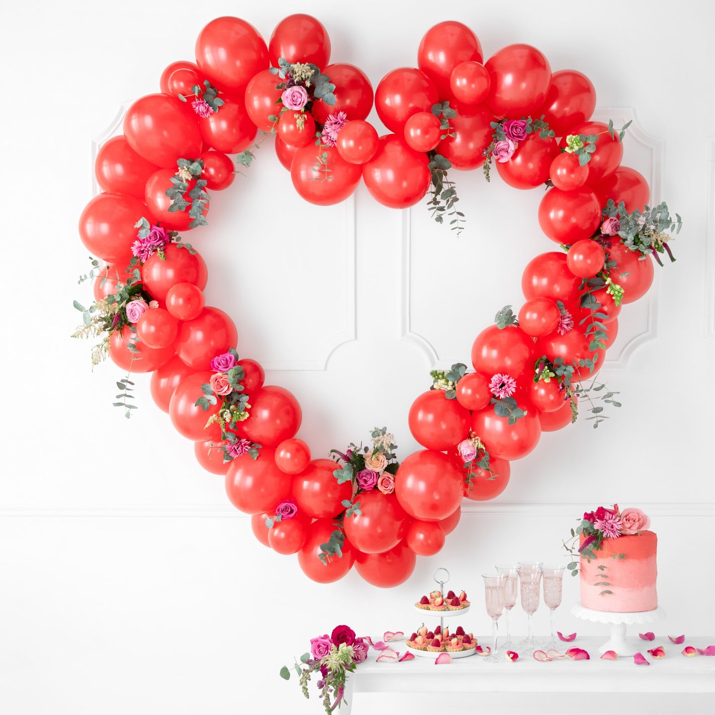 Ballons Strong 30cm, Pastel Poppy Red