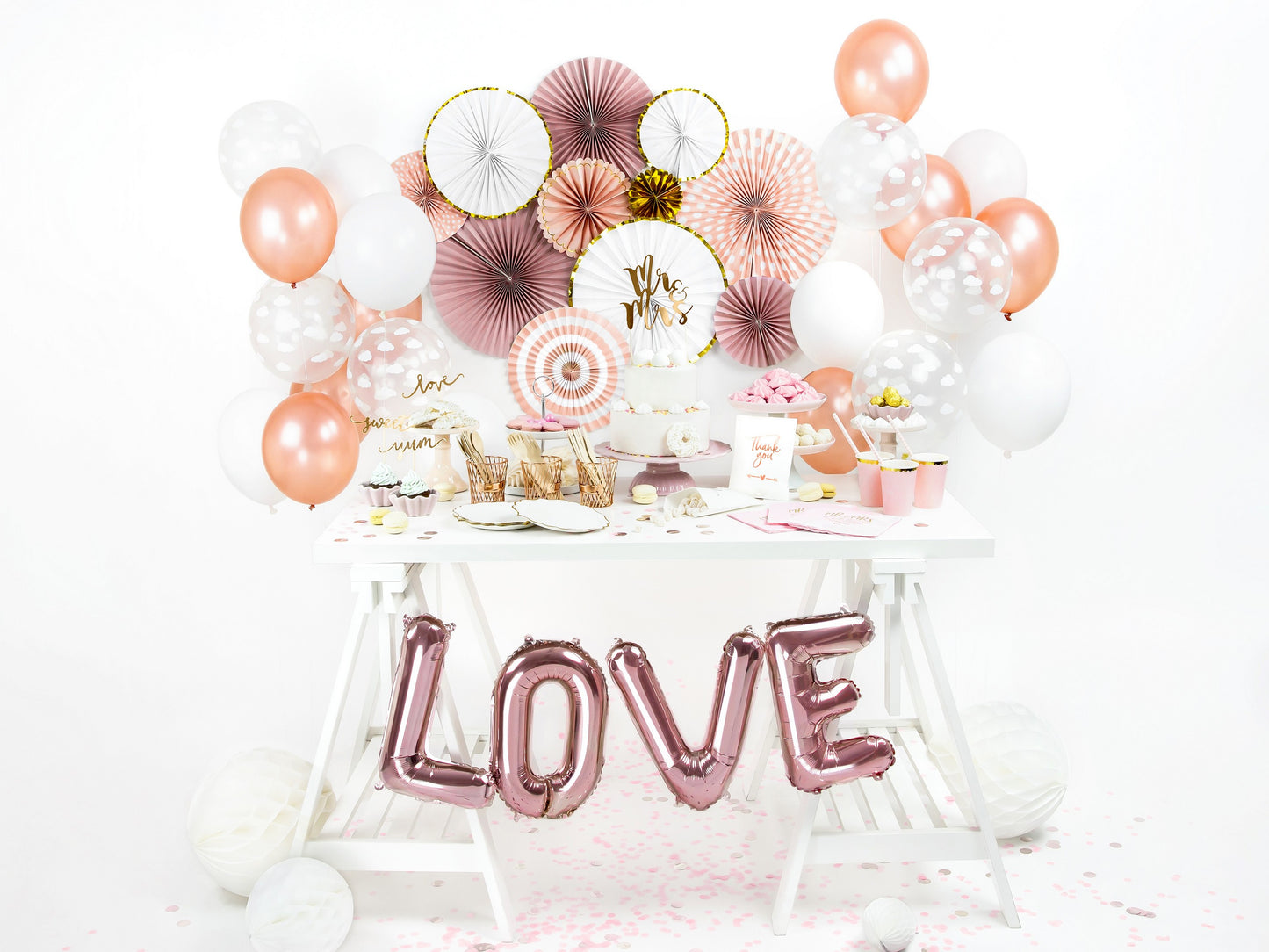 Ballons Strong 30cm, Pastel Pure White