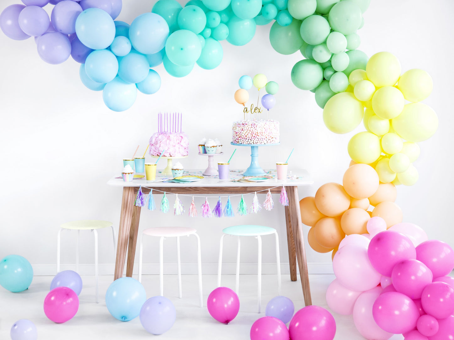 Ballons Strong 30cm, Pastel Light Mint