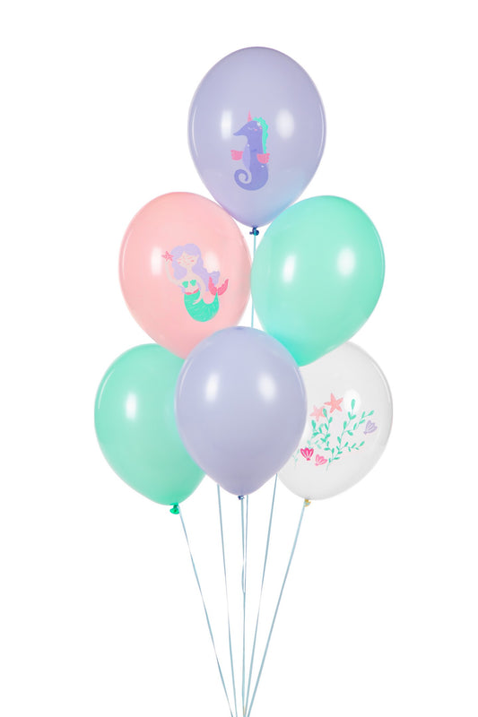 Ballons 30 cm, Meereswelt, mix