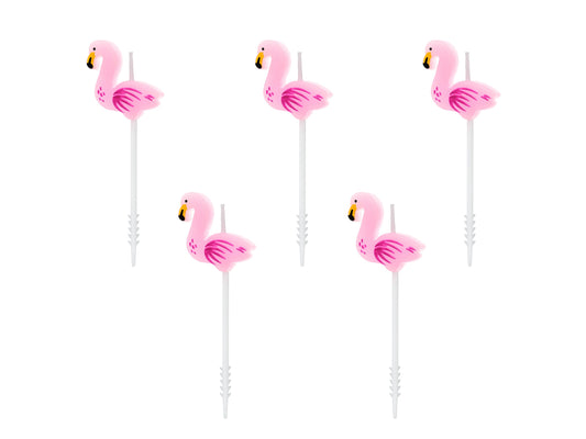 Geburtstagskerzen Flamingos, 3cm