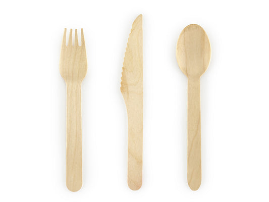Holzbesteck Woodland, 16cm