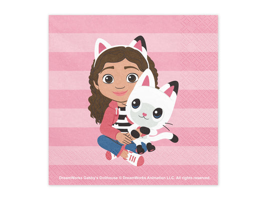 Gabby's Dollhouse Papierservietten, 33 x 33 cm, Farbmix