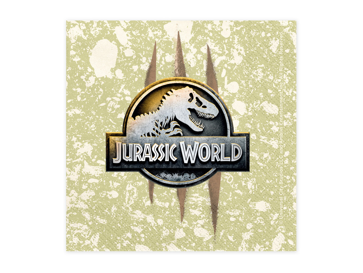 Servietten Jurassic World, 33x33 cm, Mix