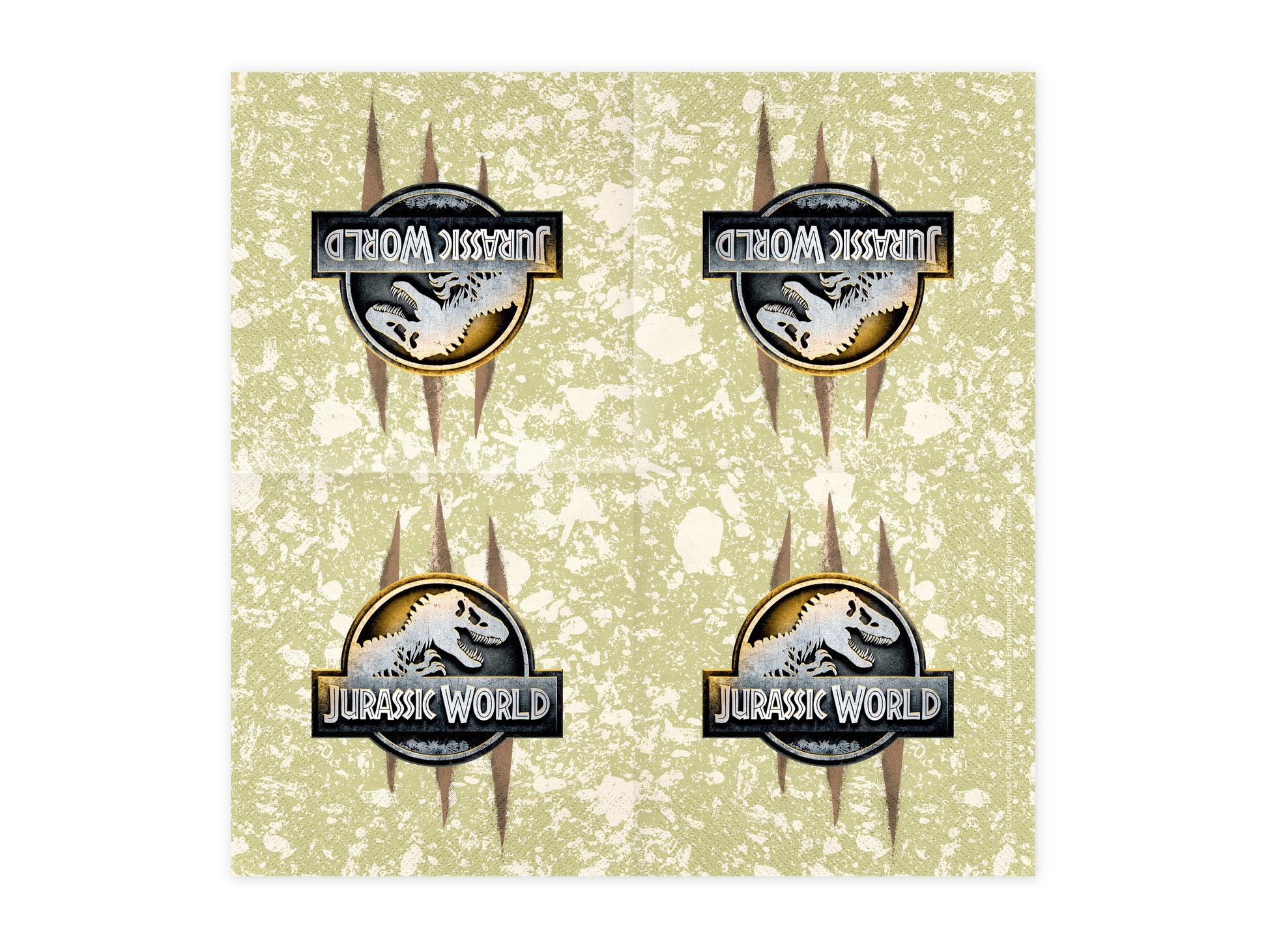Servietten Jurassic World, 33x33 cm, Mix
