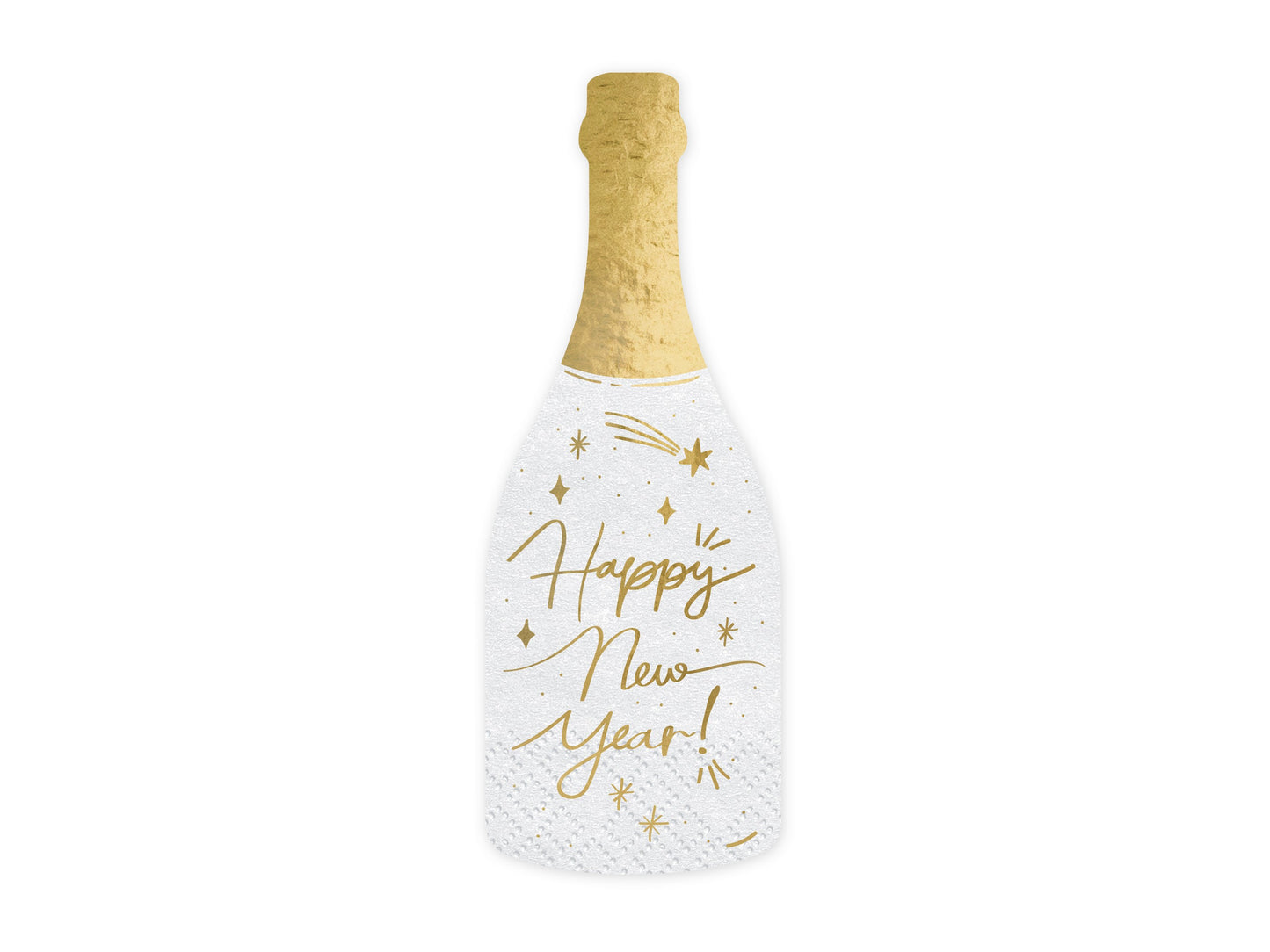 Servietten Champagner, mix, 7x19 cm