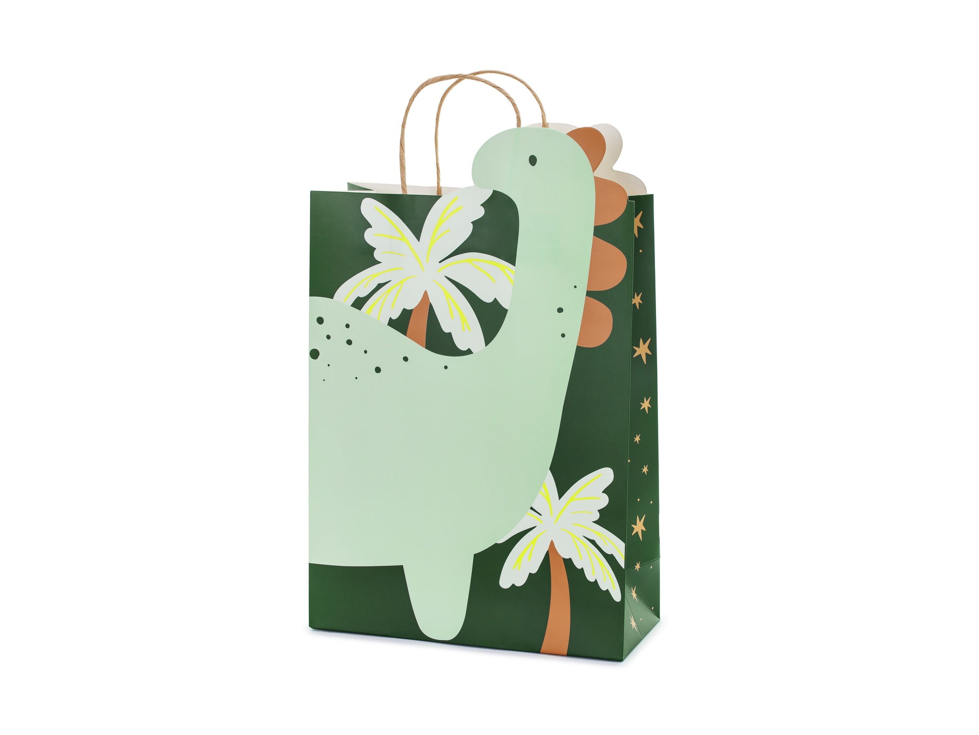 Geschenktüte Dinosaurier, 10x24x37 cm, Farbenmix
