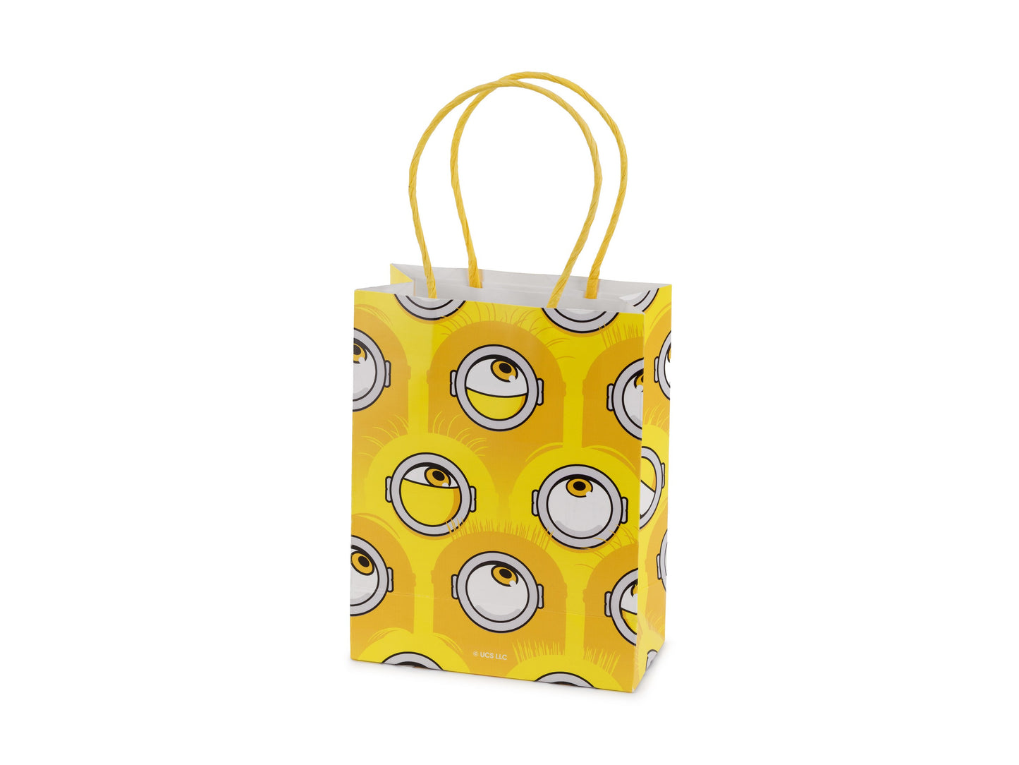 Geschenktüten aus Papier Minions, 12x15.5x6 cm, Gelb