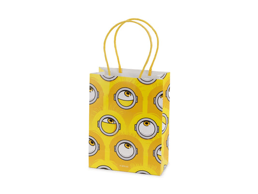 Geschenktüten aus Papier Minions, 12x15.5x6 cm, Gelb