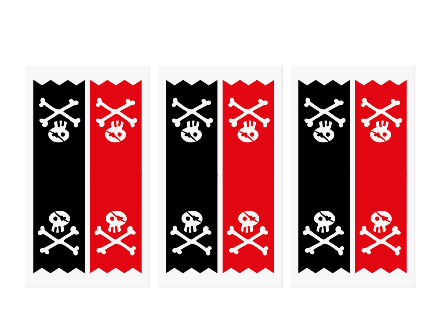 Piraten Bonbontüten, Kraft, 8x18x6cm