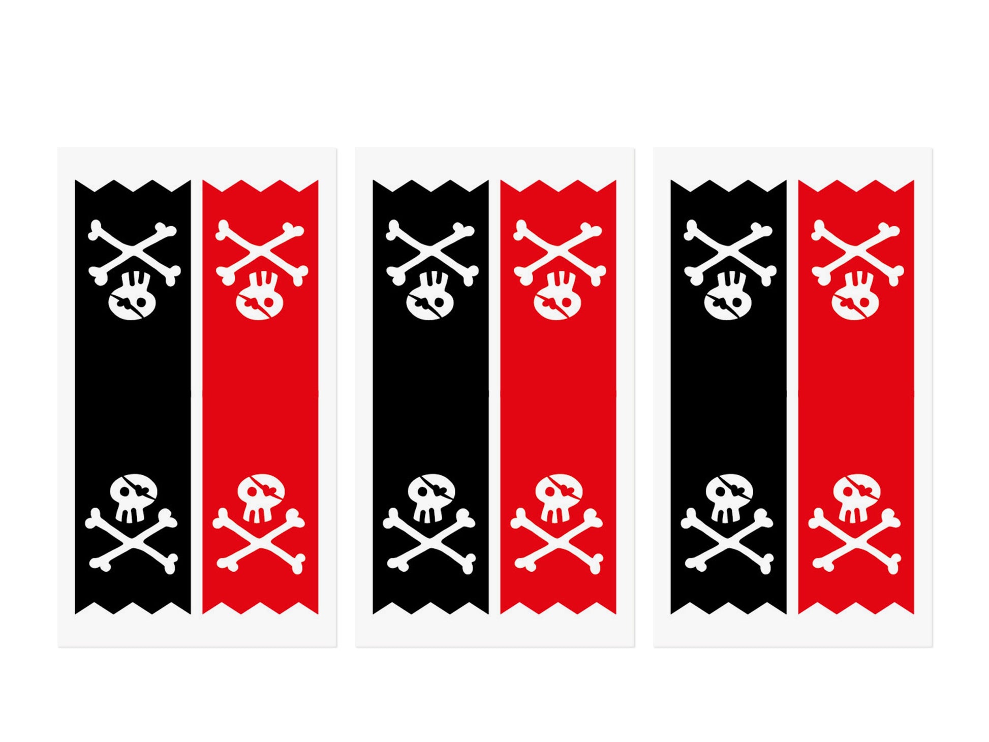 Piraten Bonbontüten, Kraft, 8x18x6cm