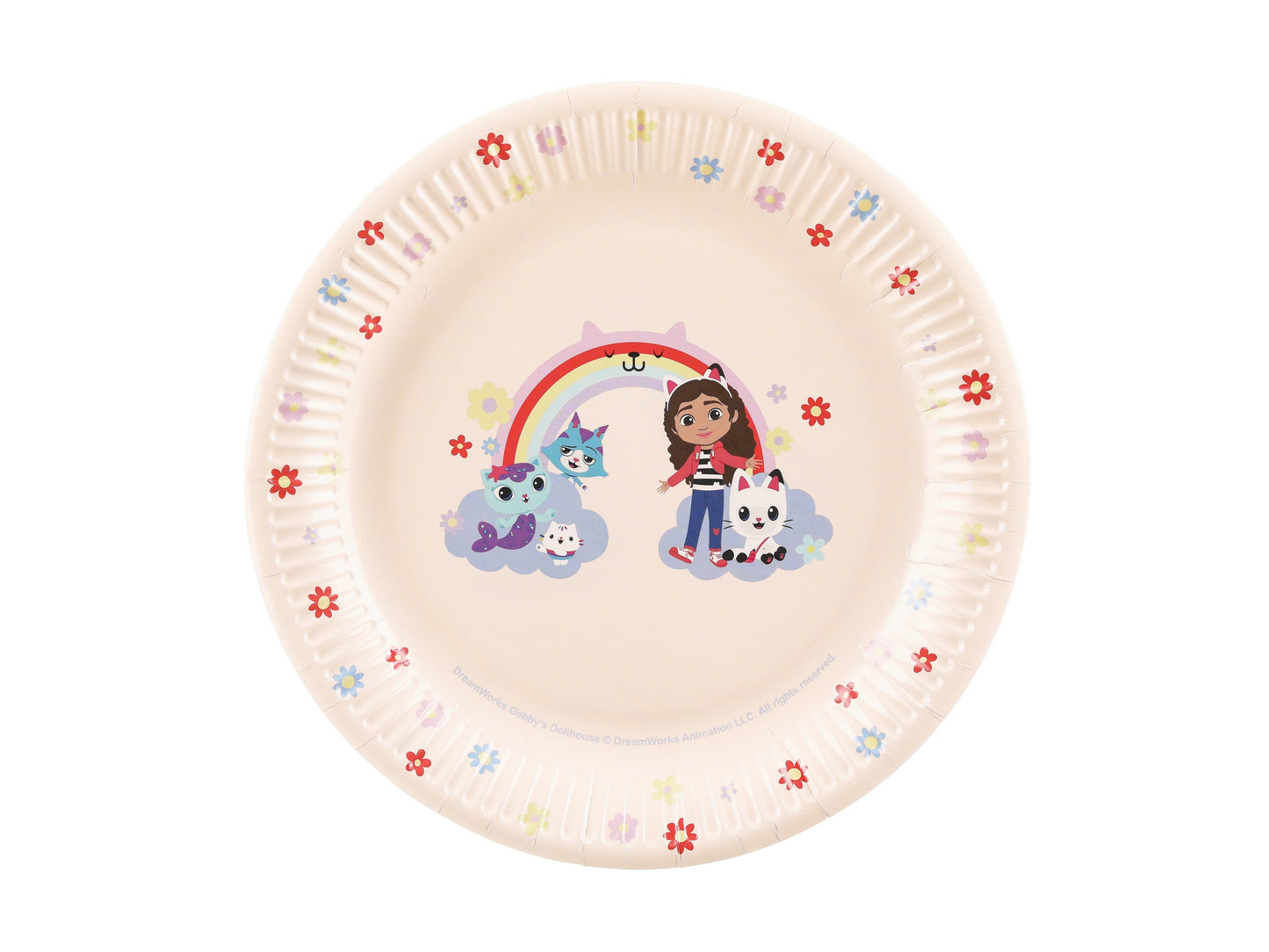 Gabby's Dollhouse Pappteller, Farbmix, 23 cm