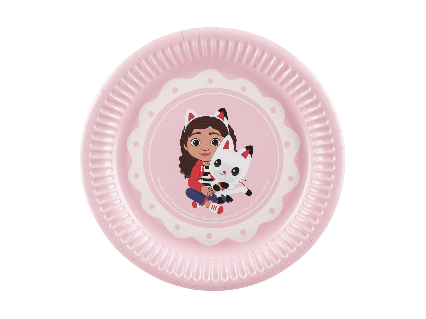 Gabby's Dollhouse Pappteller, Farbmix, 18 cm