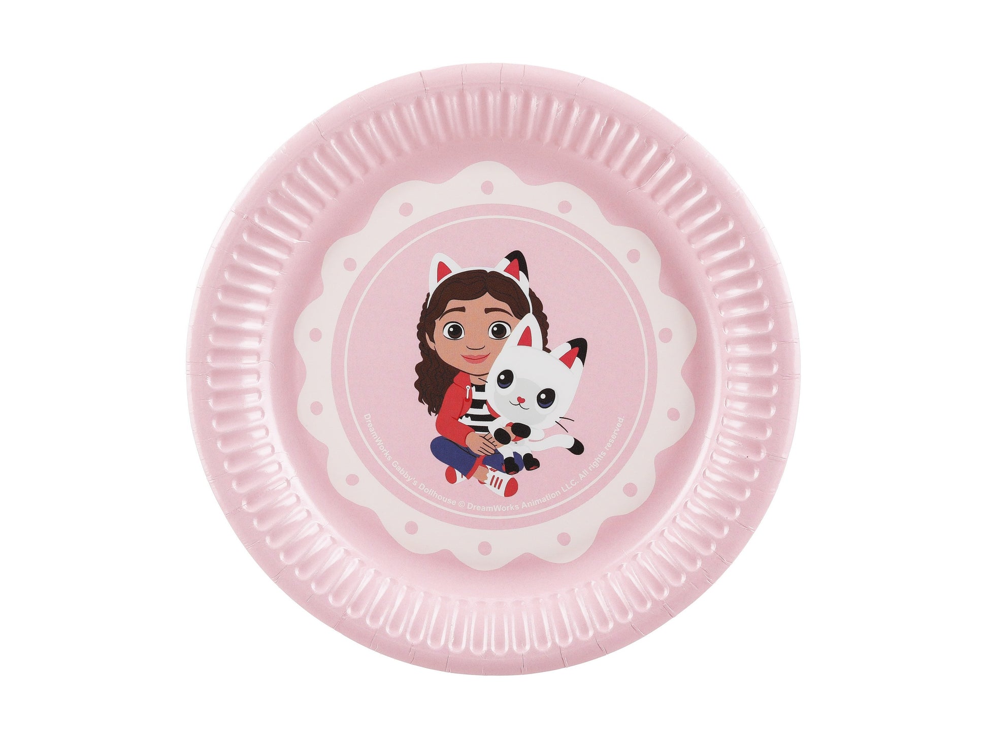 Gabby's Dollhouse Pappteller, Farbmix, 18 cm