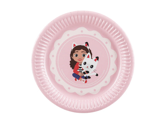 Gabby's Dollhouse Pappteller, Farbmix, 18 cm