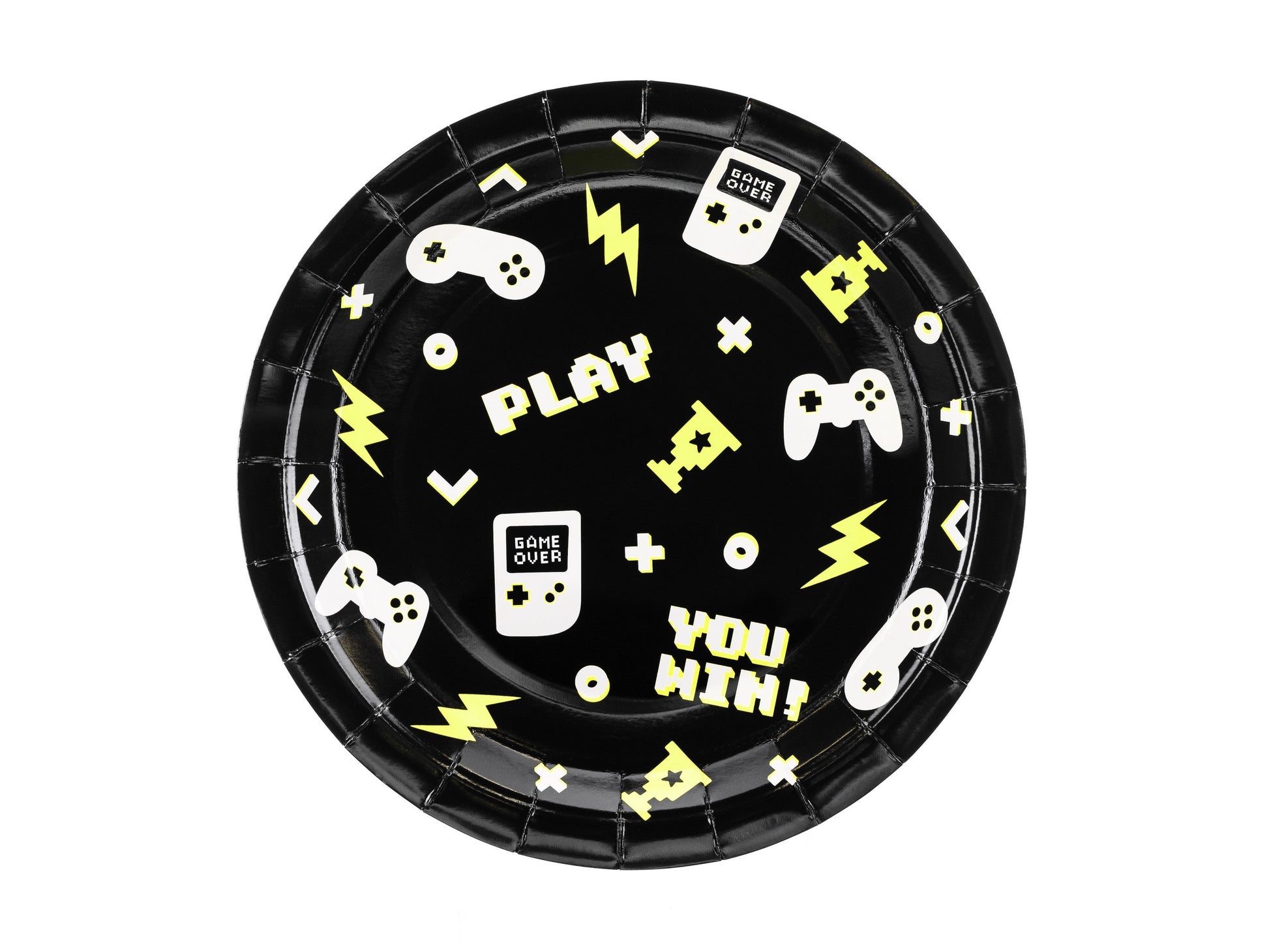 Pappteller Gamepads, 23 cm, Mix
