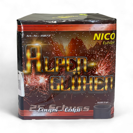 Alpenglühen Batterie – mehrschüssige Feuerwerksbatterie für Shows