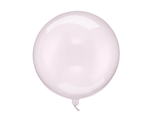 Ballon Kugel 40 cm Transparent Rosa