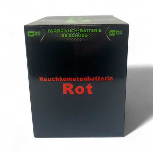 Rauchkometen Batterie Rot - Feuerwerk & Pyrotechnik