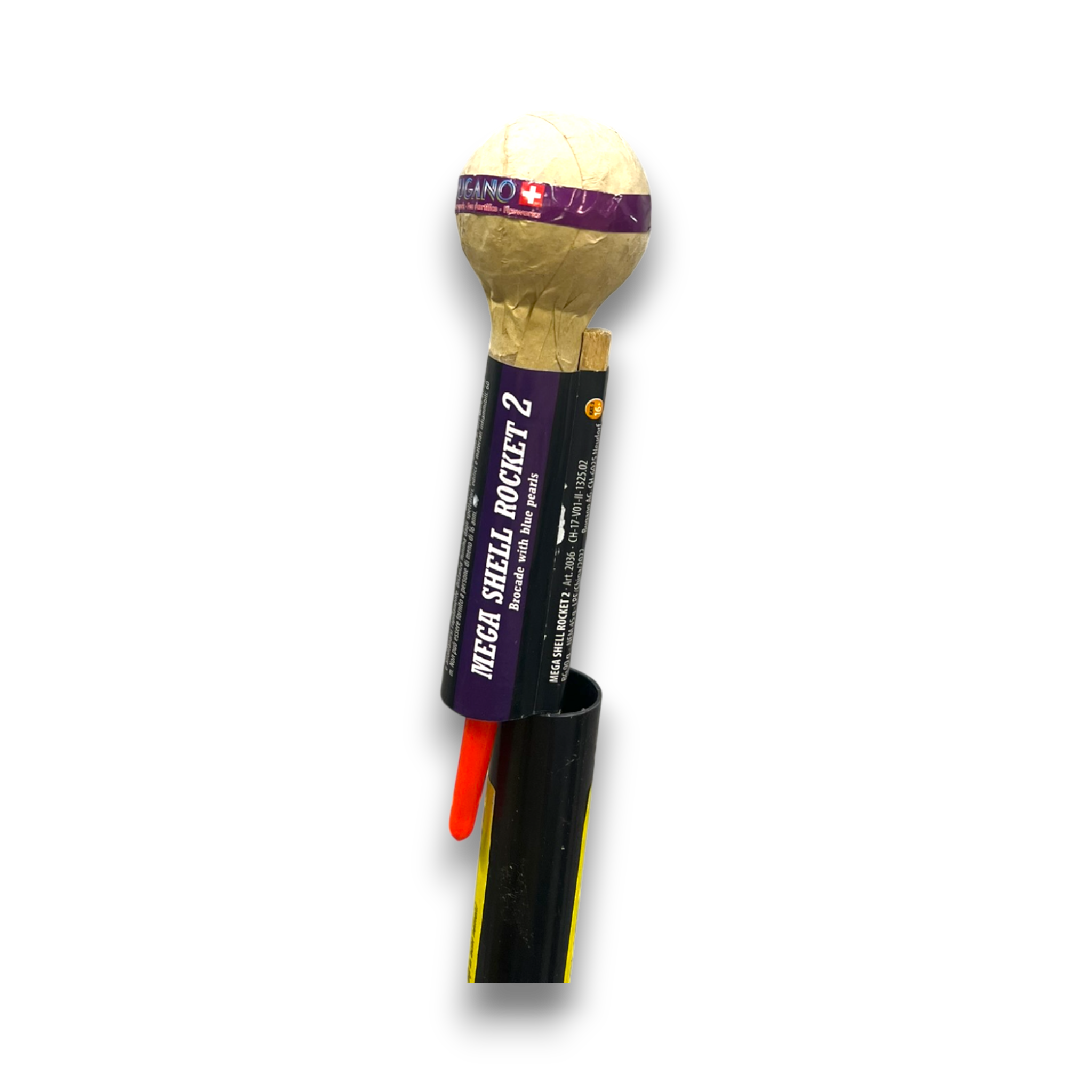 Display Shell Rockets To642 Shell Rocket 2 broke blue – Feuerwerk & Pyrotechnik AG