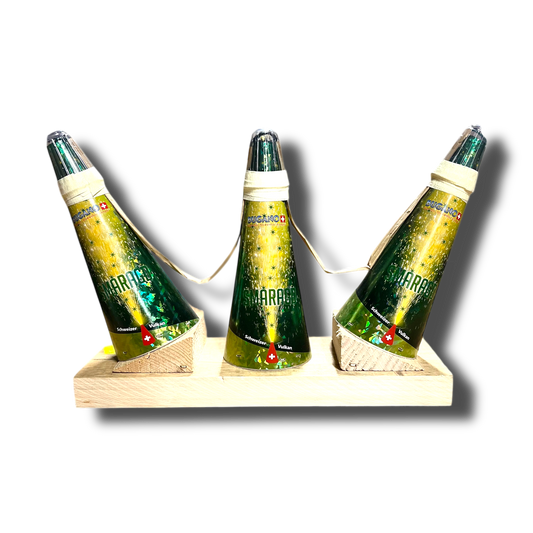 Smaragd 3er Vulkanfächer - Feuerwerk & Pyrotechnik
