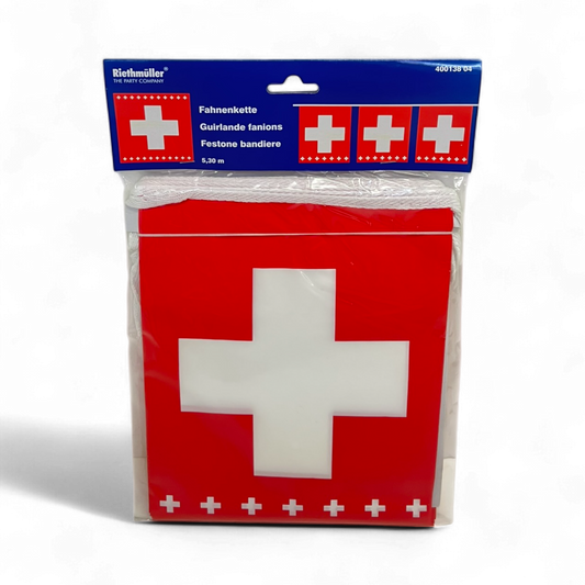 Fahnenreihe Schweiz – Feuerwerksartikel jetzt reservieren