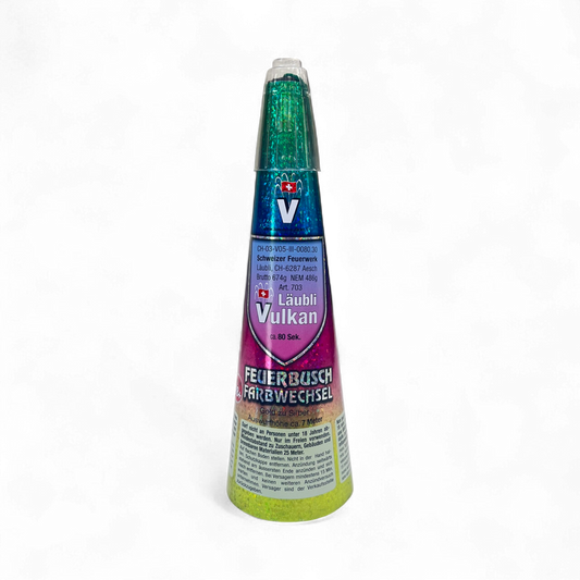 Feuerbusch Farbwechsel 80s Vulkan – eindrucksvoller Vulkan mit goldenen Effekten