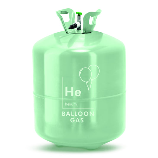 Flasche mit Helium für bis zu 90 Ballons Grün