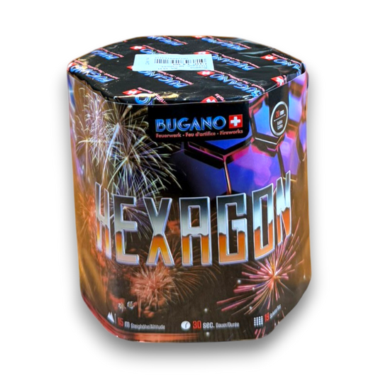 Hexagon Feuerwerksbatterie - Feuerwerk & Pyrotechnik