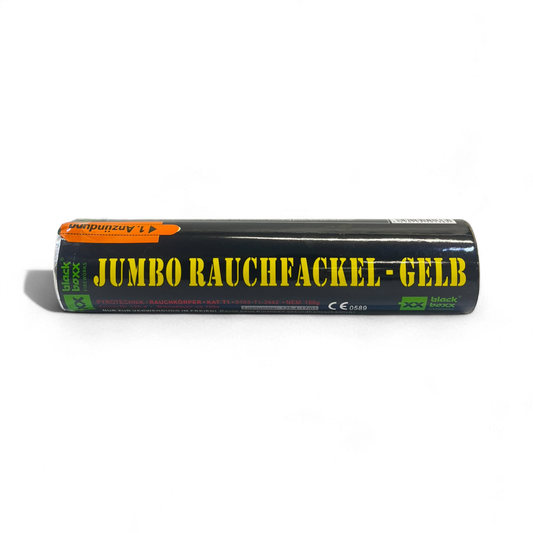 Jumbo Rauchfackel Gelb – Feuerwerksartikel jetzt reservieren