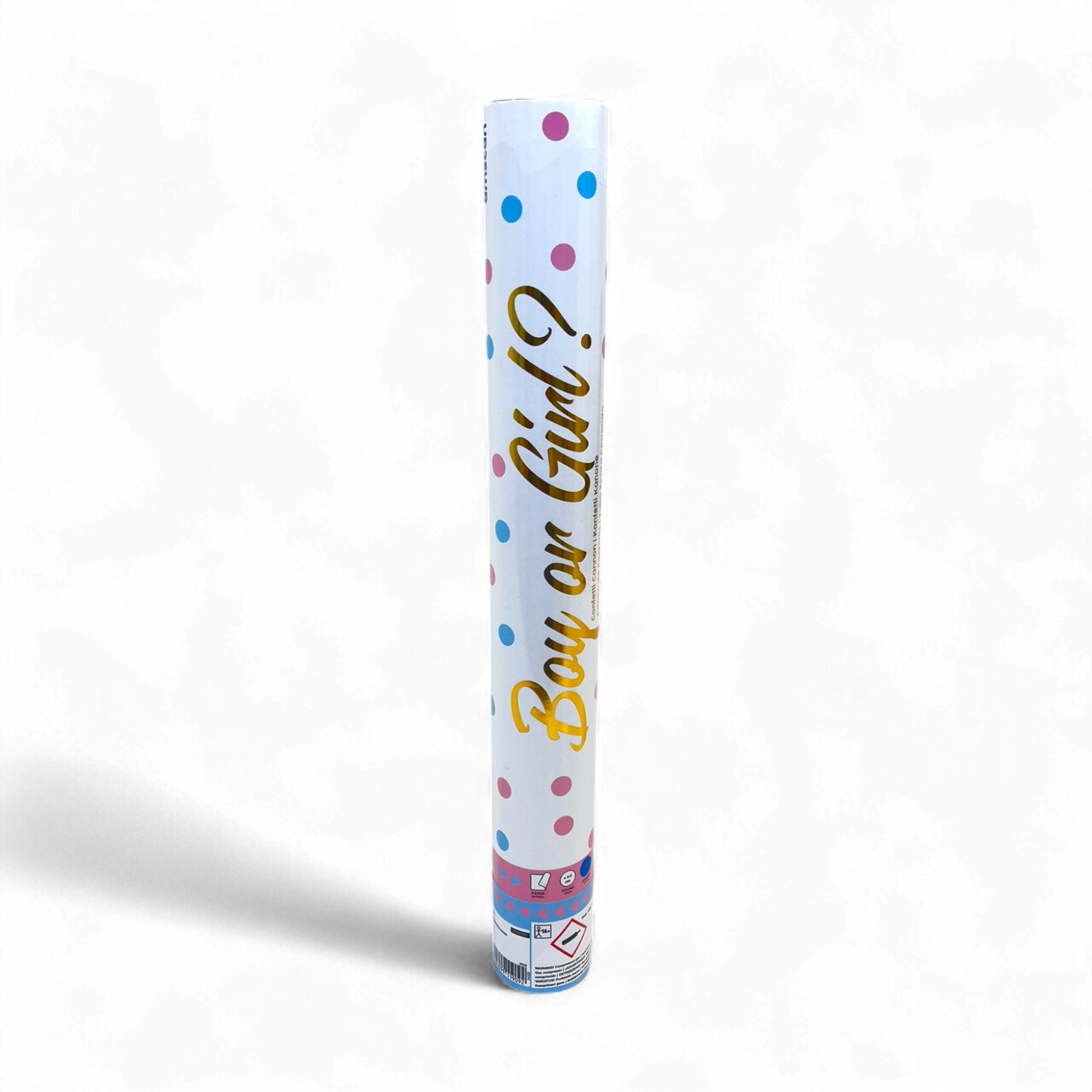 Konfettikanone Gender Reveal Boy 40cm - Feuerwerk & Pyrotechnik