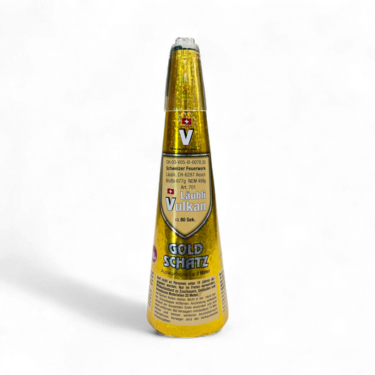 Gold Schatz 80s Vulkan – eindrucksvoller Vulkan mit goldenen Effekten