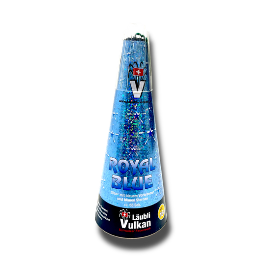 Royal Blue Vulkan (Klein) - Feuerwerk & Pyrotechnik