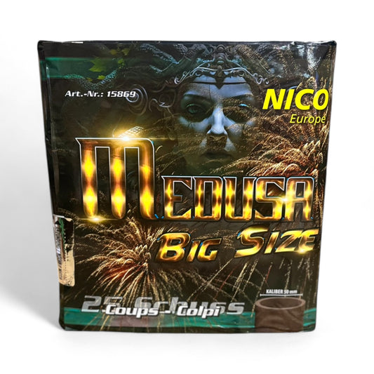 Medusa Big Size Batterie – mehrschüssige Feuerwerksbatterie für Shows
