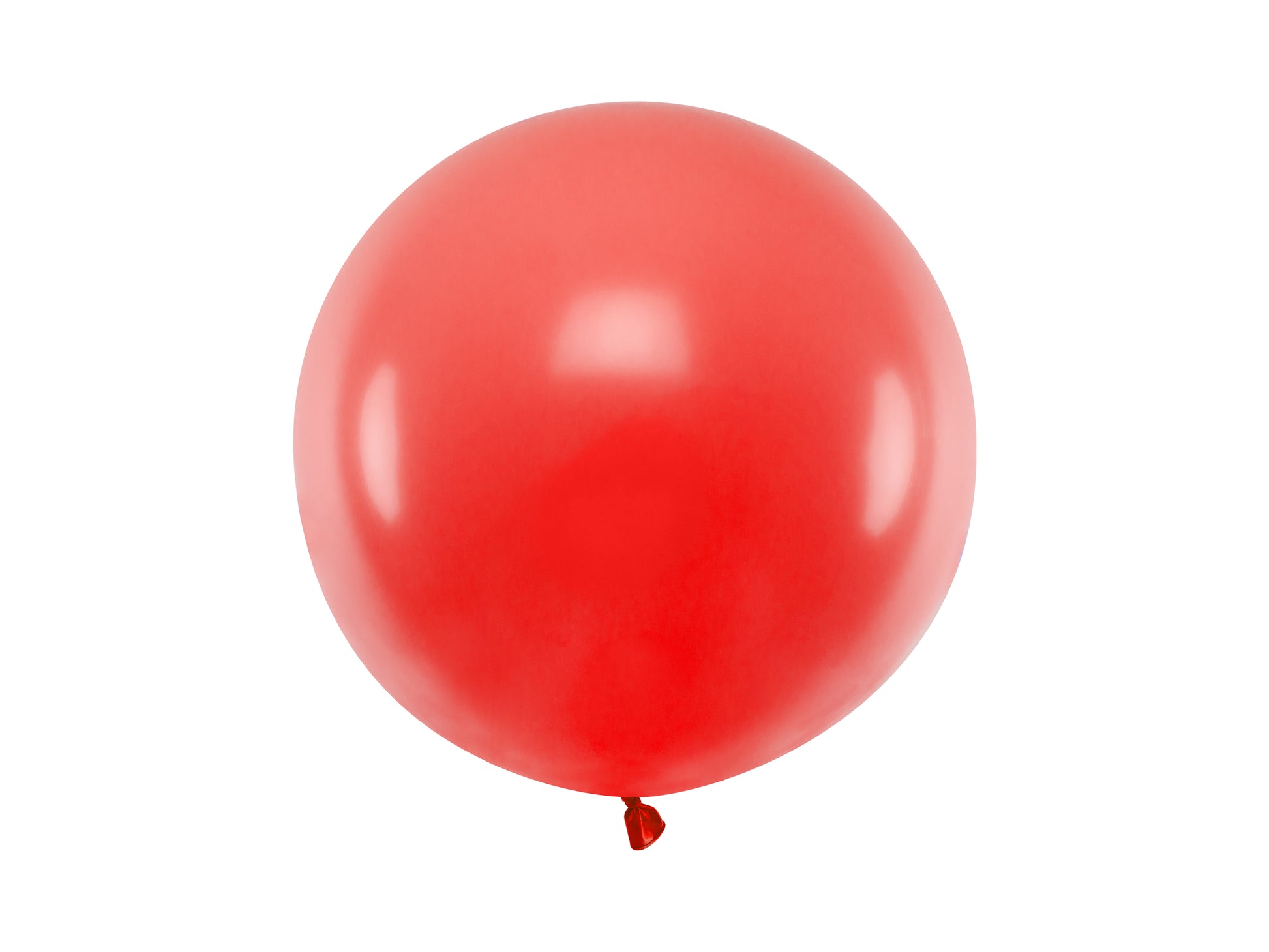 Runder Riesenballon 60 cm Pastel Poppy Red - Feuerwerk & Pyrotechnik