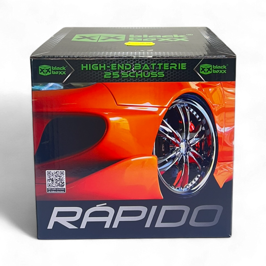 Rapido Batterie – mehrschüssige Feuerwerksbatterie für Shows