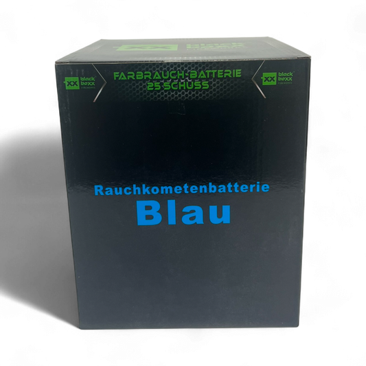 Rauchkometen Batterie Blau