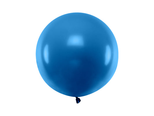Runder Riesenballon 60 cm Pastel Navy Blue