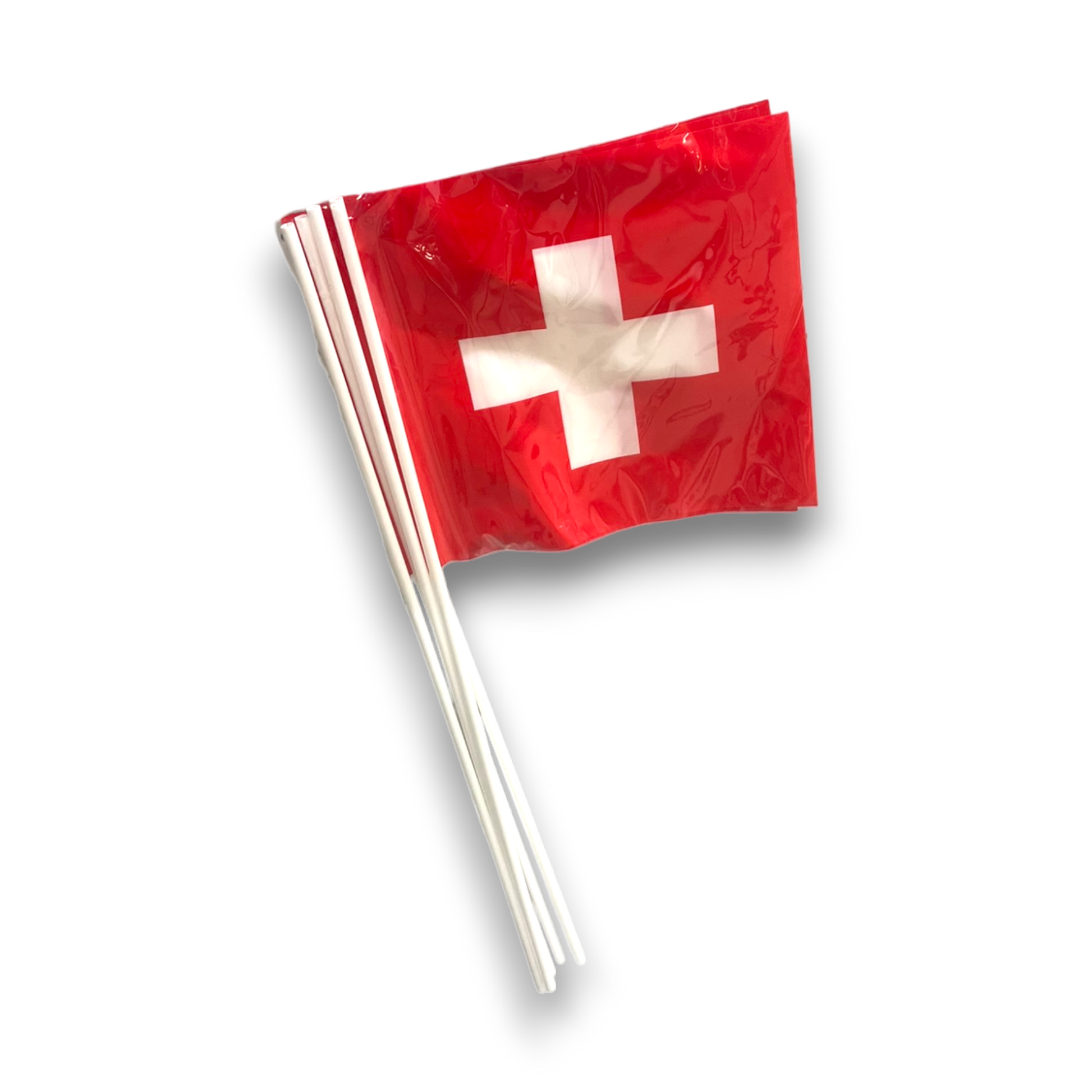 Schwingfahnen-Set Schweiz – Feuerwerksartikel jetzt reservieren