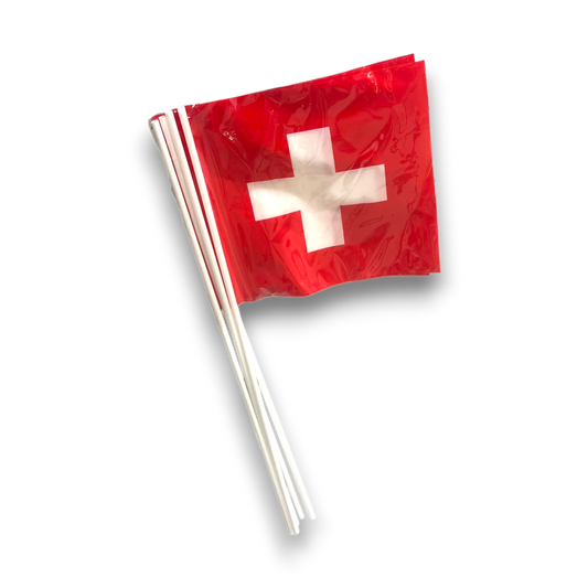 Schwingfahnen-Set Schweiz – Feuerwerksartikel jetzt reservieren