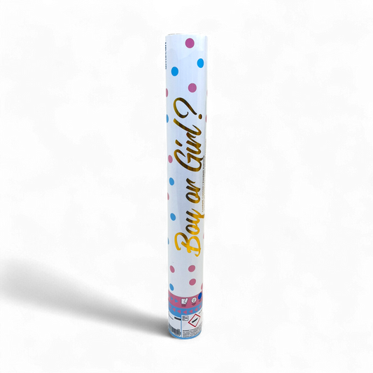 Konfettikanone Gender Reveal Boy 40cm - Feuerwerk & Pyrotechnik