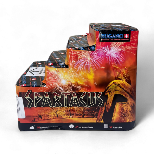 Spartacus Batterie – mehrschüssige Feuerwerksbatterie für Shows