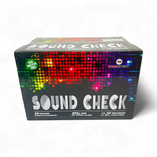 Sound Check Batterie - Feuerwerk & Pyrotechnik