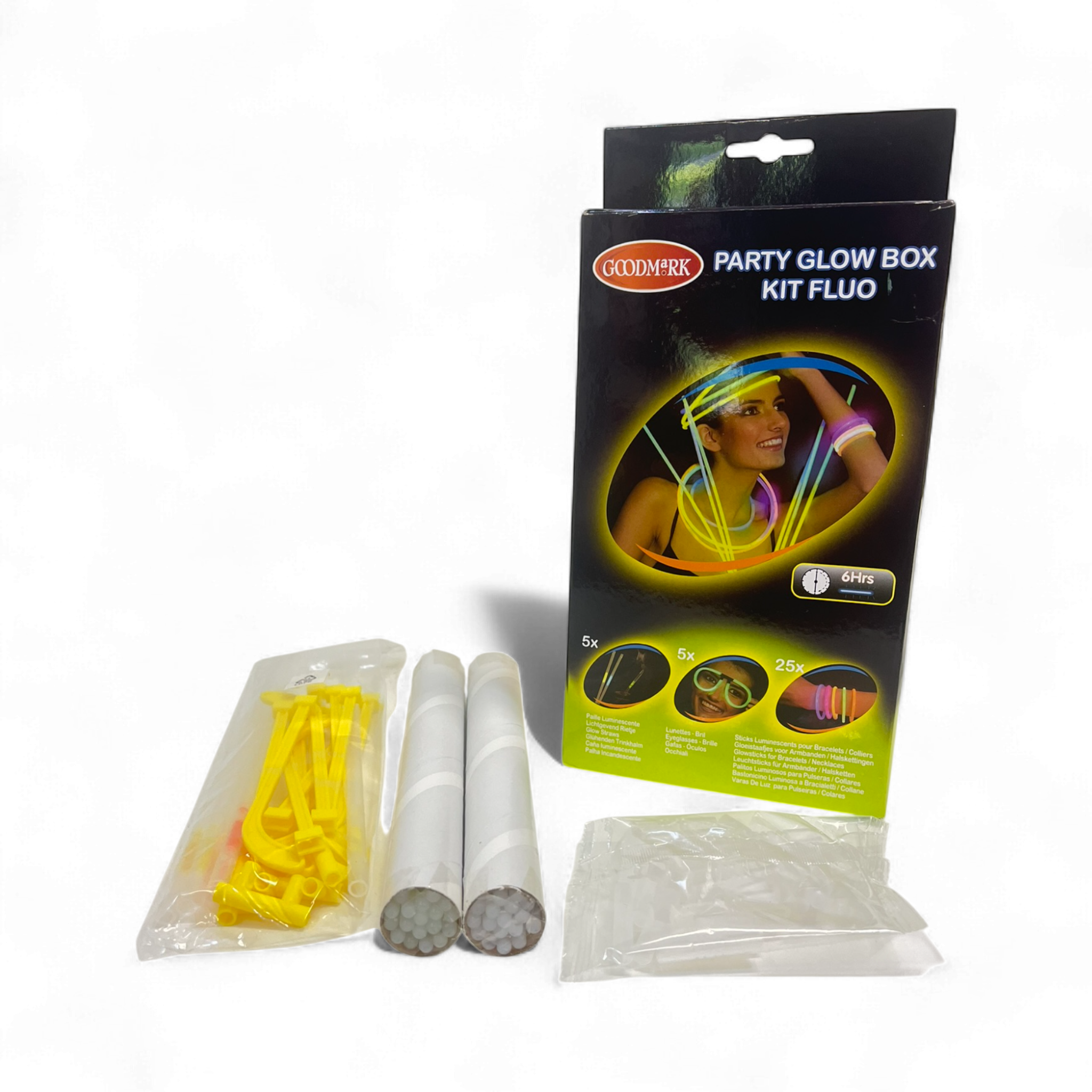 Boîte lumineuse de fête avec bâtons lumineux – Fireworks & Pyrotechnics AG
