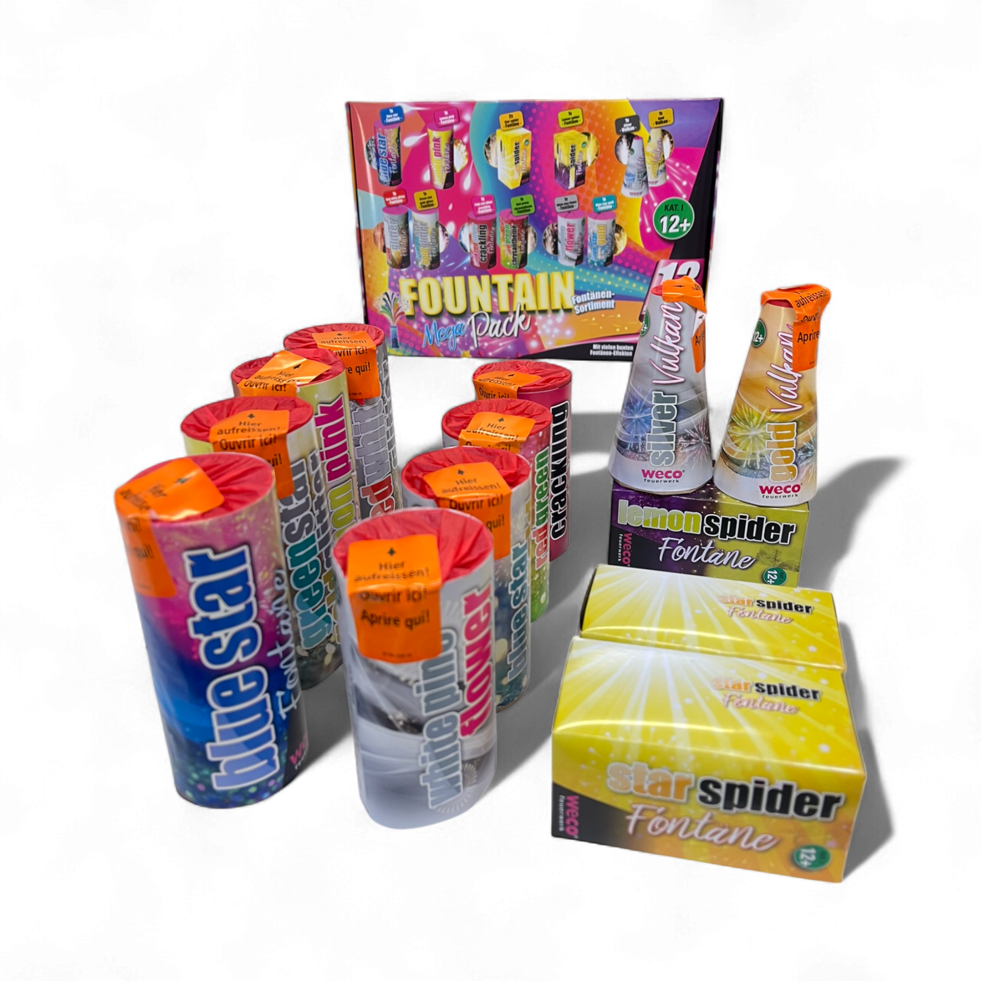 Fountain Mega Pack – Feuerwerksartikel jetzt reservieren