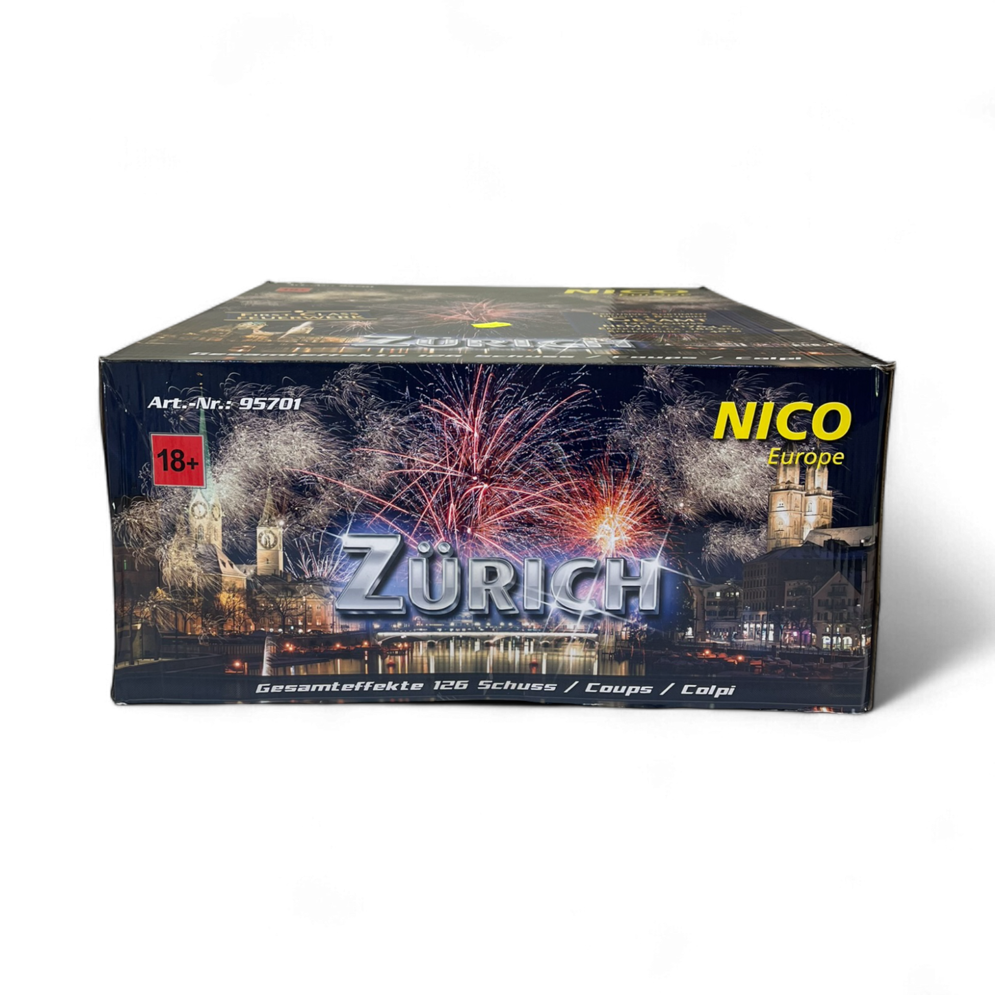 Zürich Batterie-Set – mehrschüssige Feuerwerksbatterie für Shows